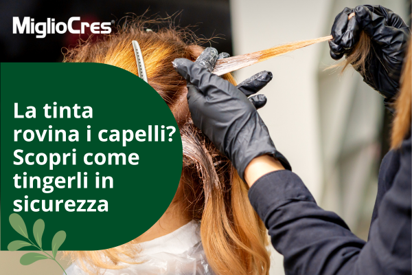 La tinta rovina i capelli e il cuoio capelluto. Cause e soluzioni
