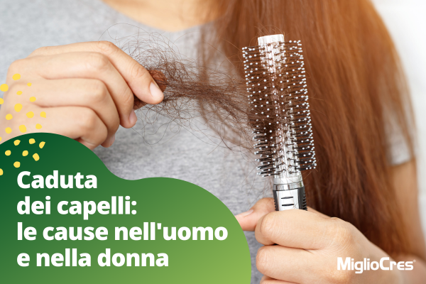 Cosa causa la caduta dei capelli nell’uomo e nella donna 